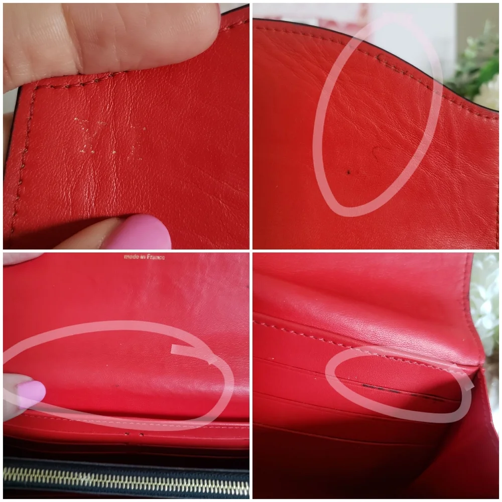 **SOLD**Authentic Pre-owned Rare Louis Vuitton Tuileries Tri-Colored Long Wallet - Picture 11 of 15